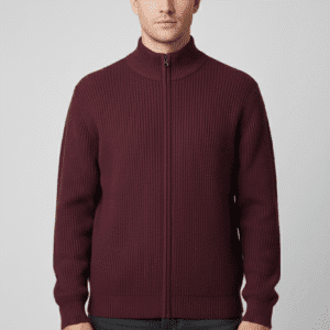 Men's Cardigan Sweater Button Knit Open Front