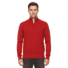 cotton knit with zip