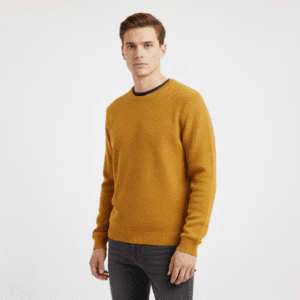 Mustard Yellow Premium Lambswool Jumper