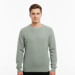 Men Full Sleeve Sweater Quota Texture